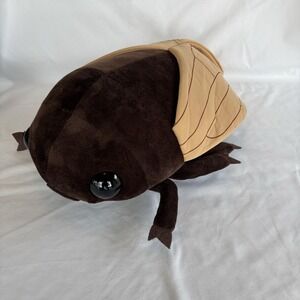 Large 19-Inch Lifelike Cicada Stuffed Insect Plush Pillow Doll